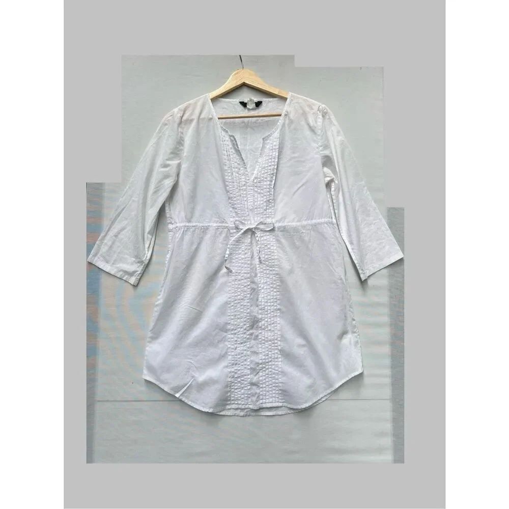 J . Crew Women’s Cotton 3/4 sleeve Tunic size Small